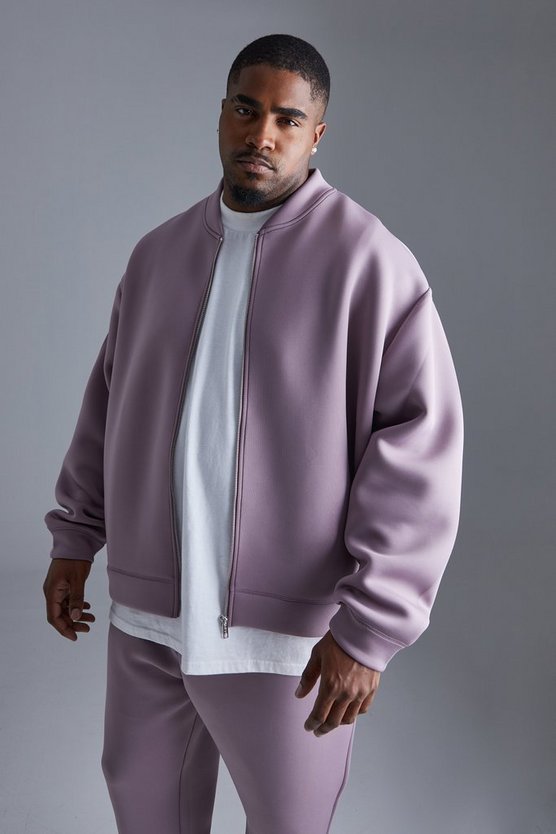 Plus kastiges Oversize Scuba Bomber-Set