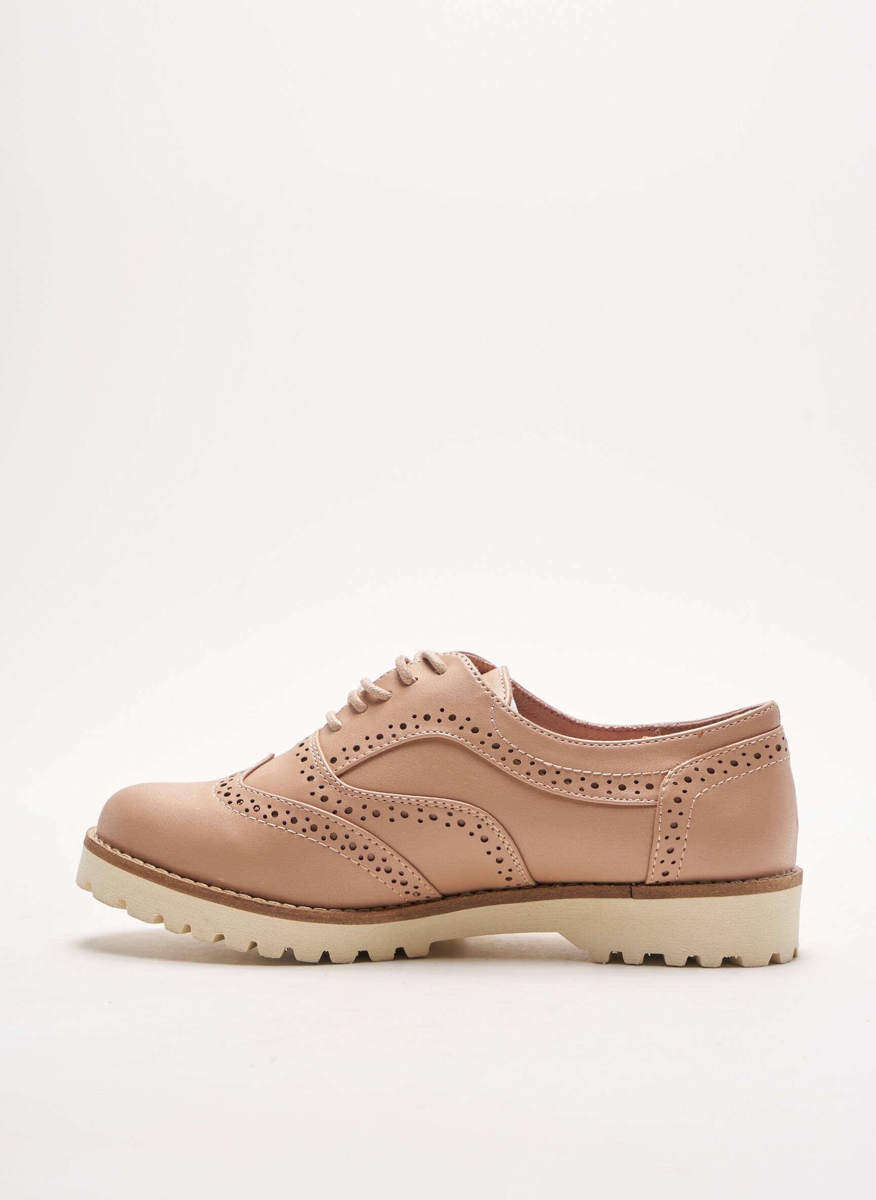 Les P Tites Bombes Derby Femme couleur beige