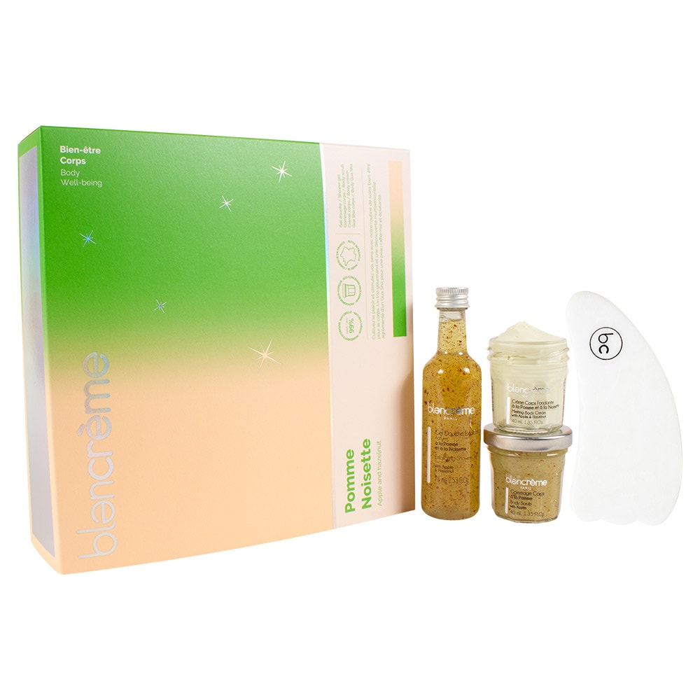 Blancreme Coffret Gua Sha Pomme Noisette Edition Limitée Noël 2023 Soins Corps