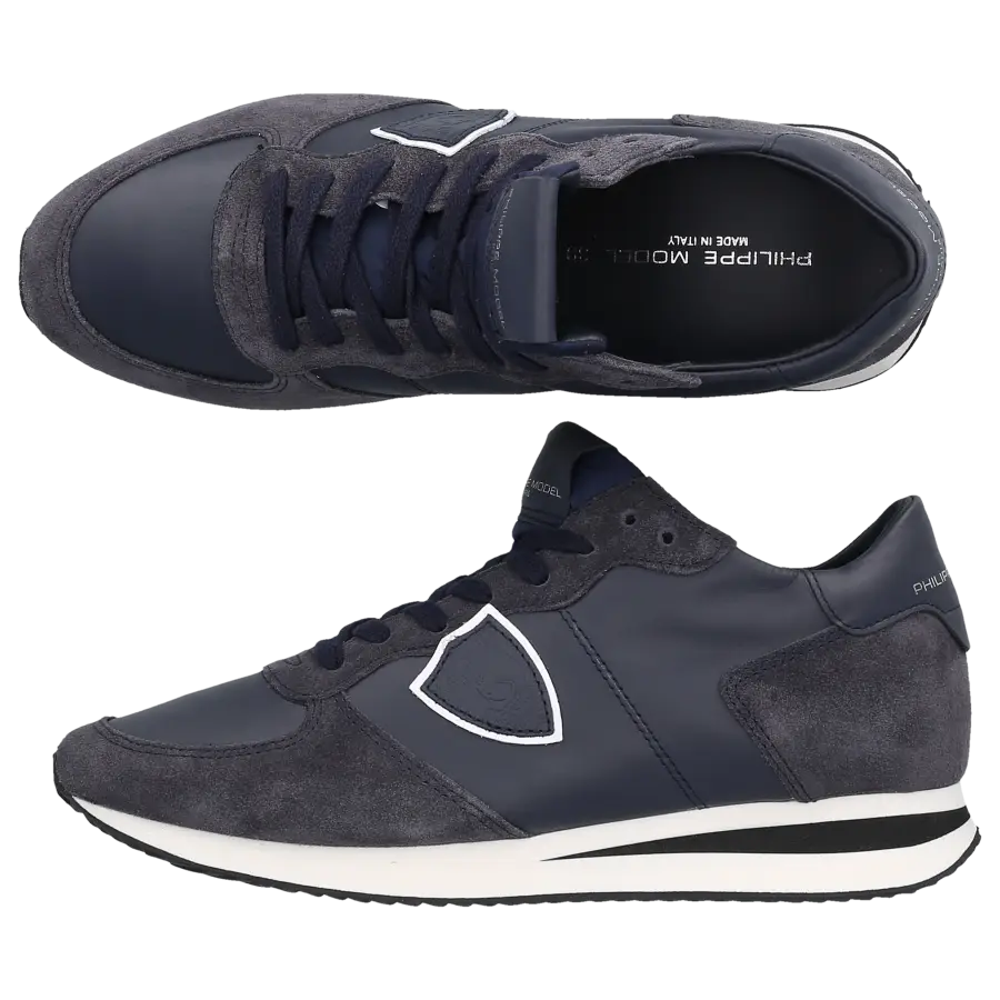Philippe Model - Sneaker low TZLD 6005 Veloursleder - schwarz