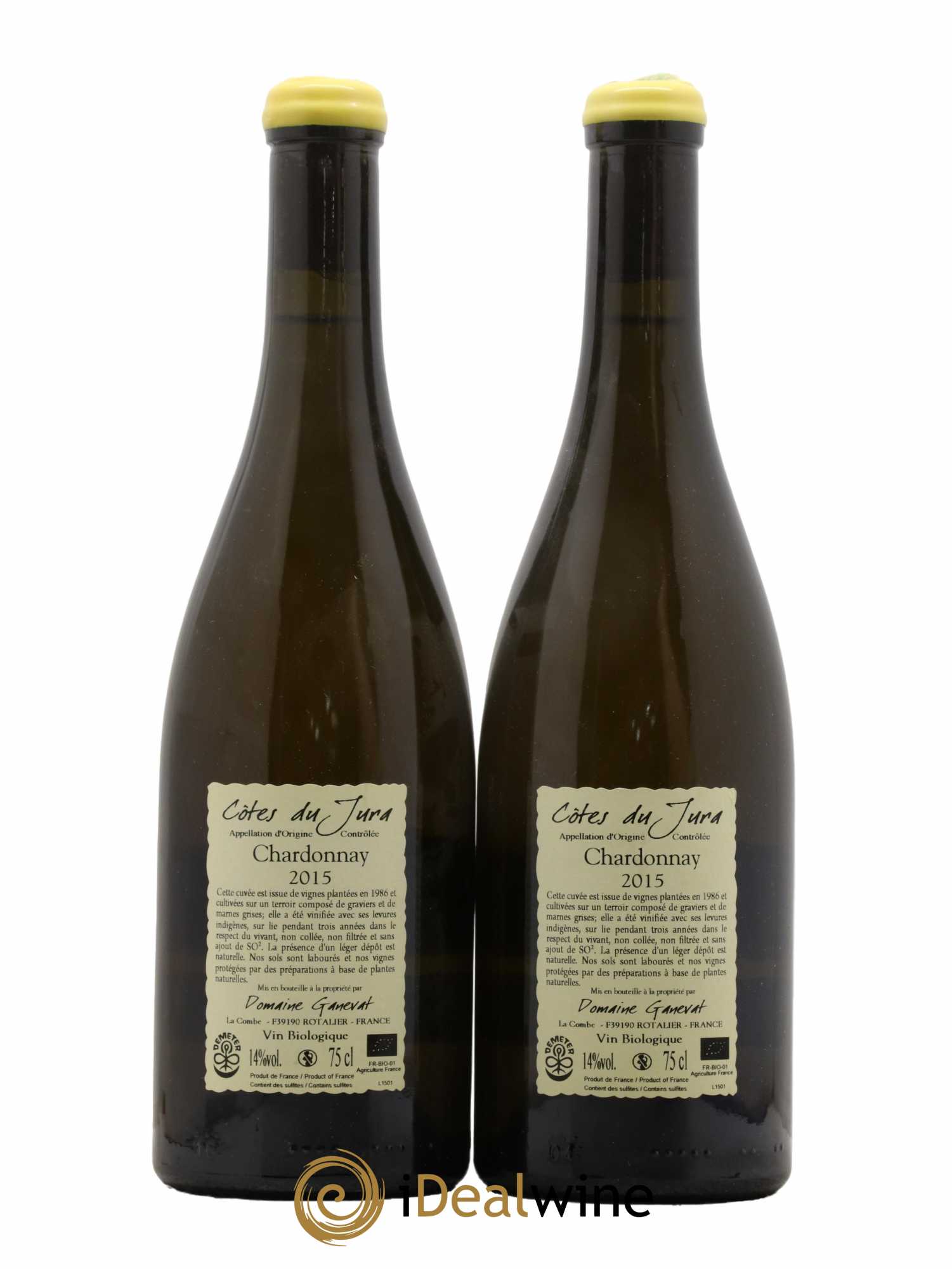 Côtes du Jura Cuvée Florine Jean-François Ganevat (Domaine)  2015 - Lot de 2 Bouteilles
