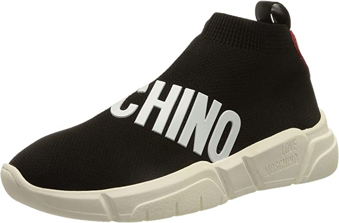 MOSCHINO Stiefeletten bunt Sneaker mit Schriftzug