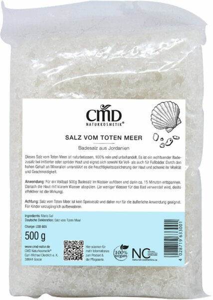 CMD Naturkosmetik Neutral Salz vom Toten Meer Badesalz