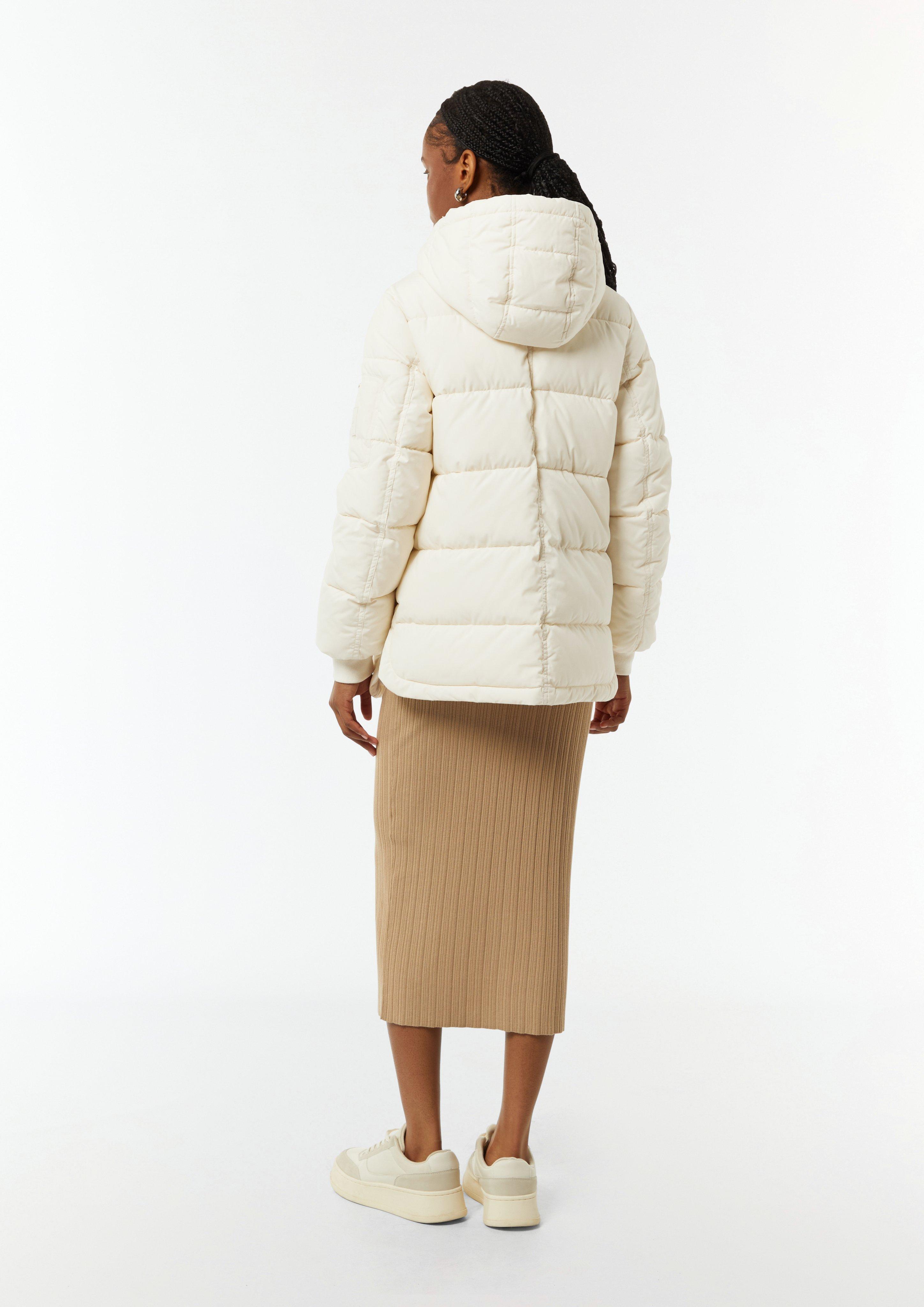 Steppjacke aus Baumwollmix - helles beige