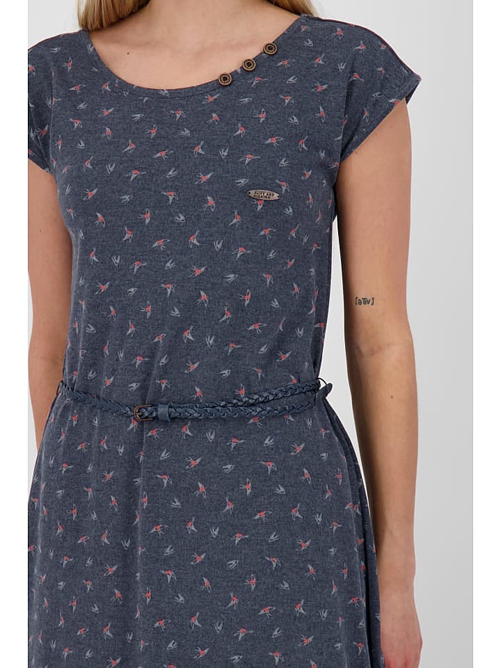 alife and kickin Jerseykleid, Sommerkleid, Blusenkleid, Minikleid, Shirtkleid, Strandkleid MelliAK in marine günstig kaufen L