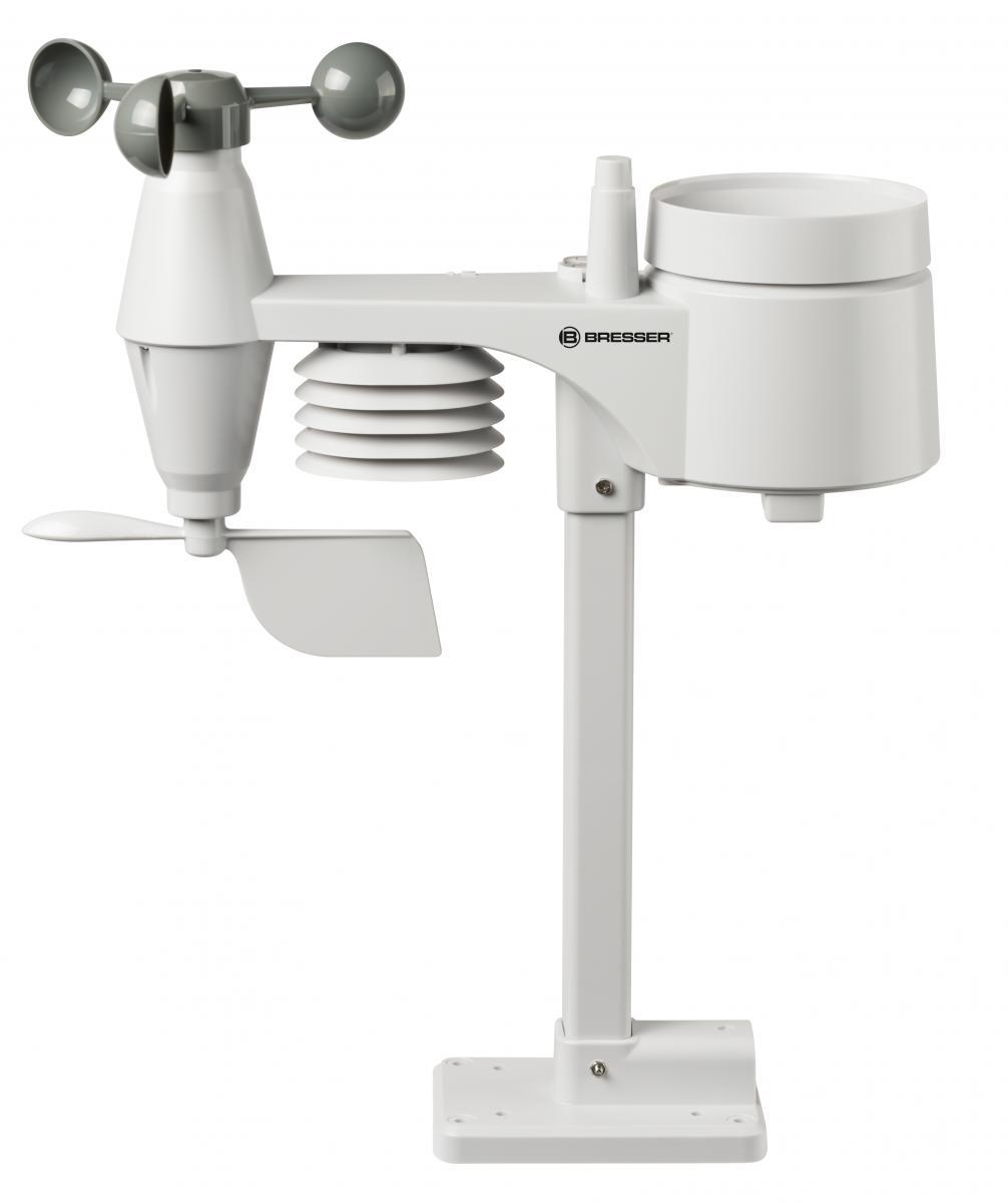 Bresser 5-in-1 Comfort Wetter Center mit Farbdisplay