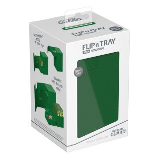 Ultimate Guard Flip`n`Tray 100+ XenoSkin Monocolor - Grün