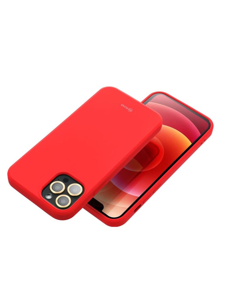 COFI 1453 Bumper Handyhülle Case weiche Silikonhülle kompatibel mit in Rot günstig kaufen S