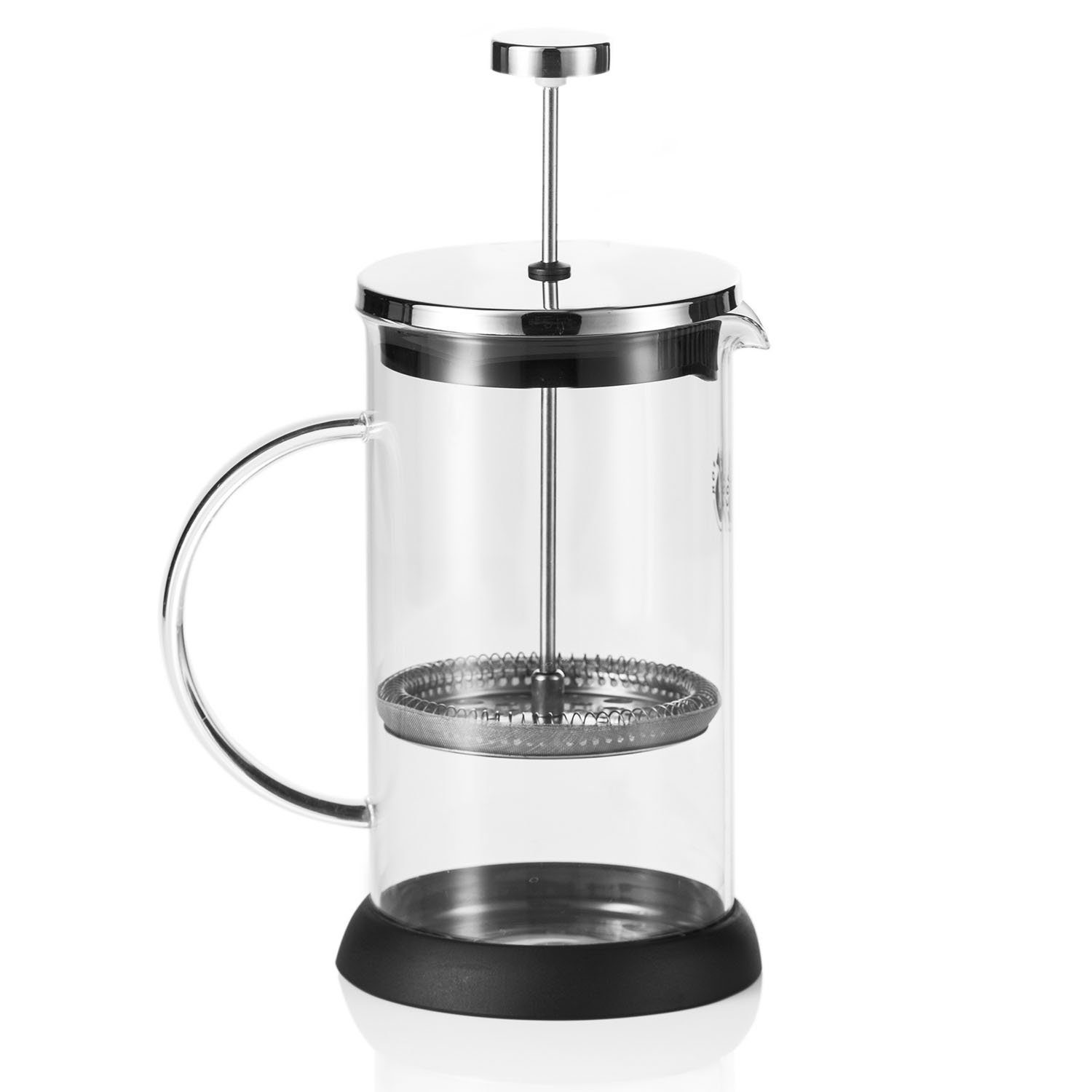 Coffee Fox French Press Kanne Kaffeezubereiter aus Glas, Pressfilterkanne, Kaffeebereiter