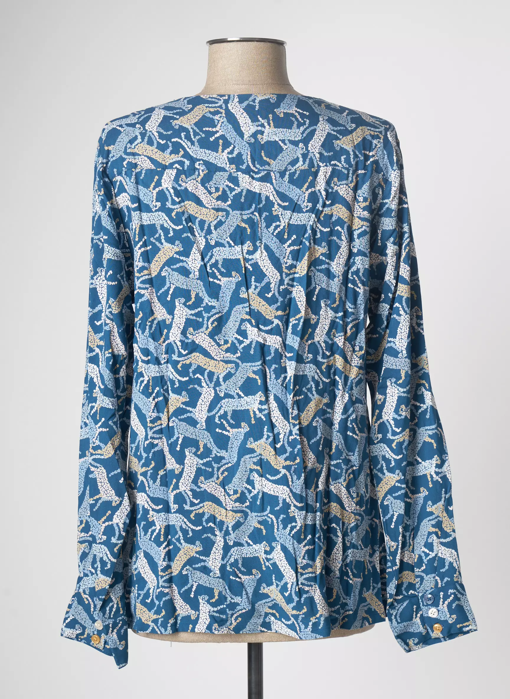 Agathe   Louise Chemisiers Femme couleur bleu