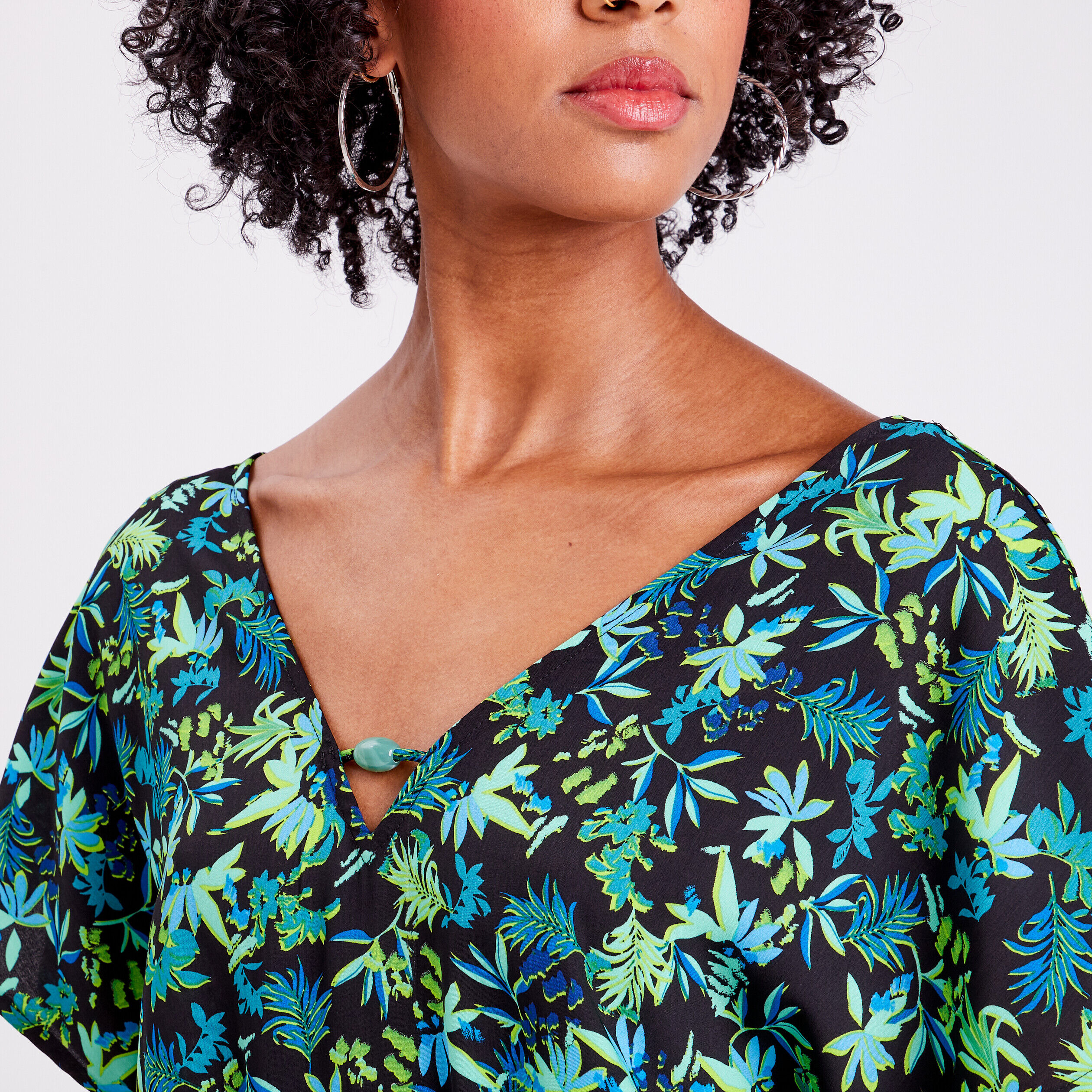 Robe cintrée manches courtes noir femme | Cache Cache