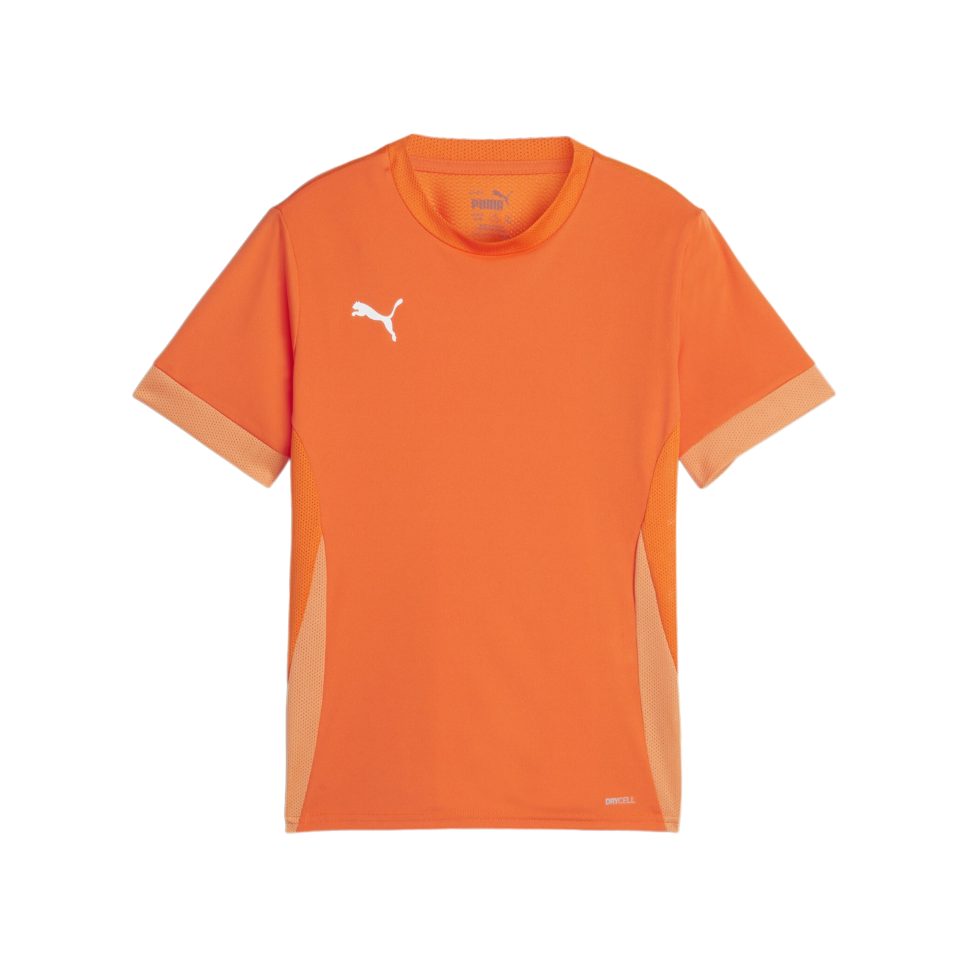 PUMA teamGOAL Matchday Trikot Kids Orange Weiss F08