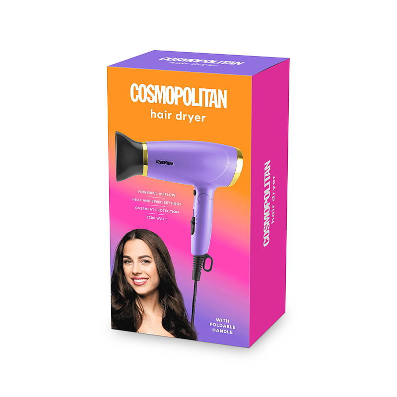 Cosmopolitan Hårføner 2000 W, foldbar, Cosmopolitan
