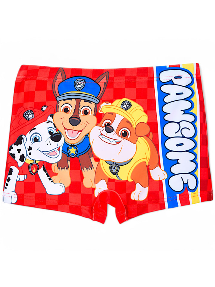 Paw Patrol Badehose Paw Patrol in Rot günstig kaufen