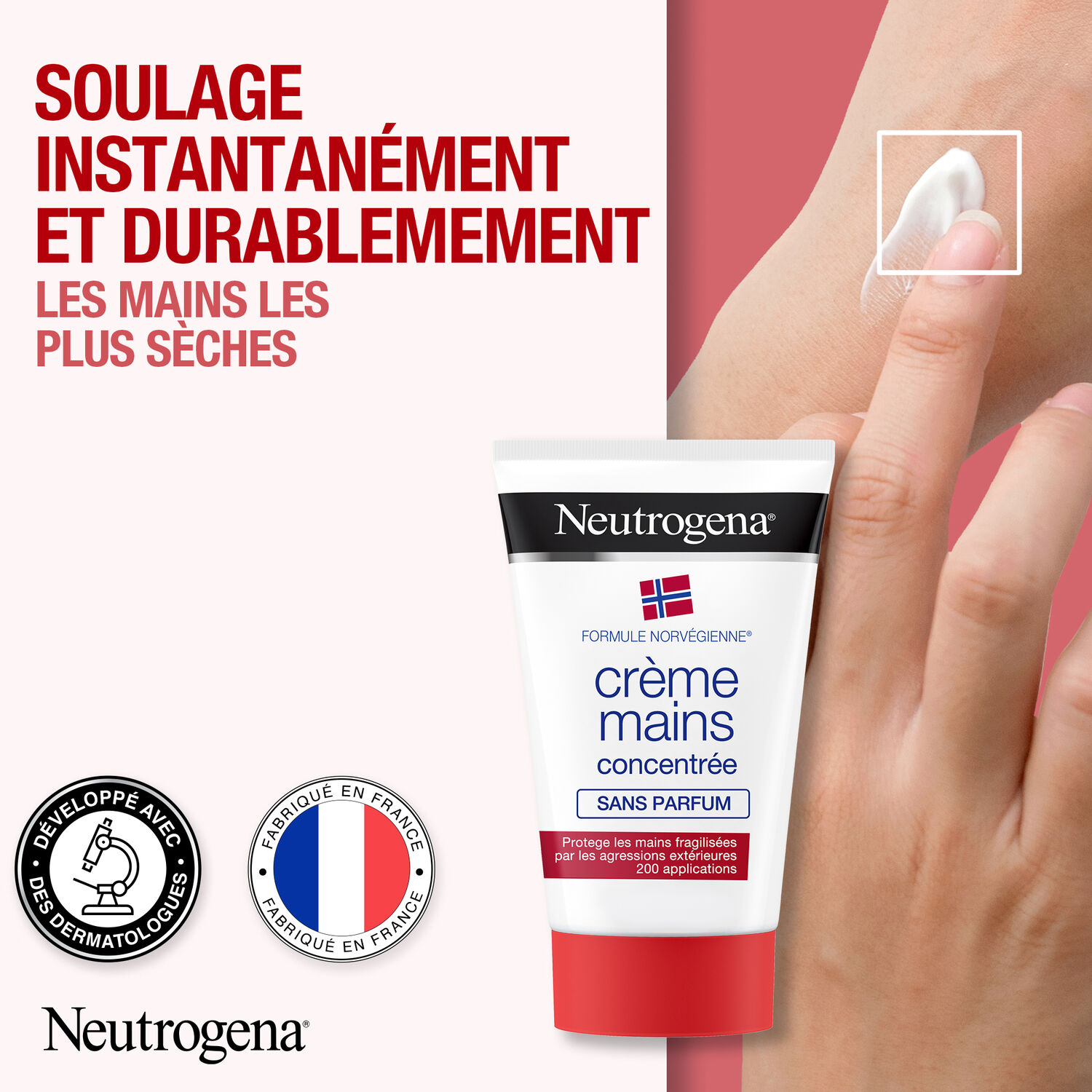 Neutrogena Crème mains NEUTROGENA® Crème Mains Concentrée sans parfum 50 ml