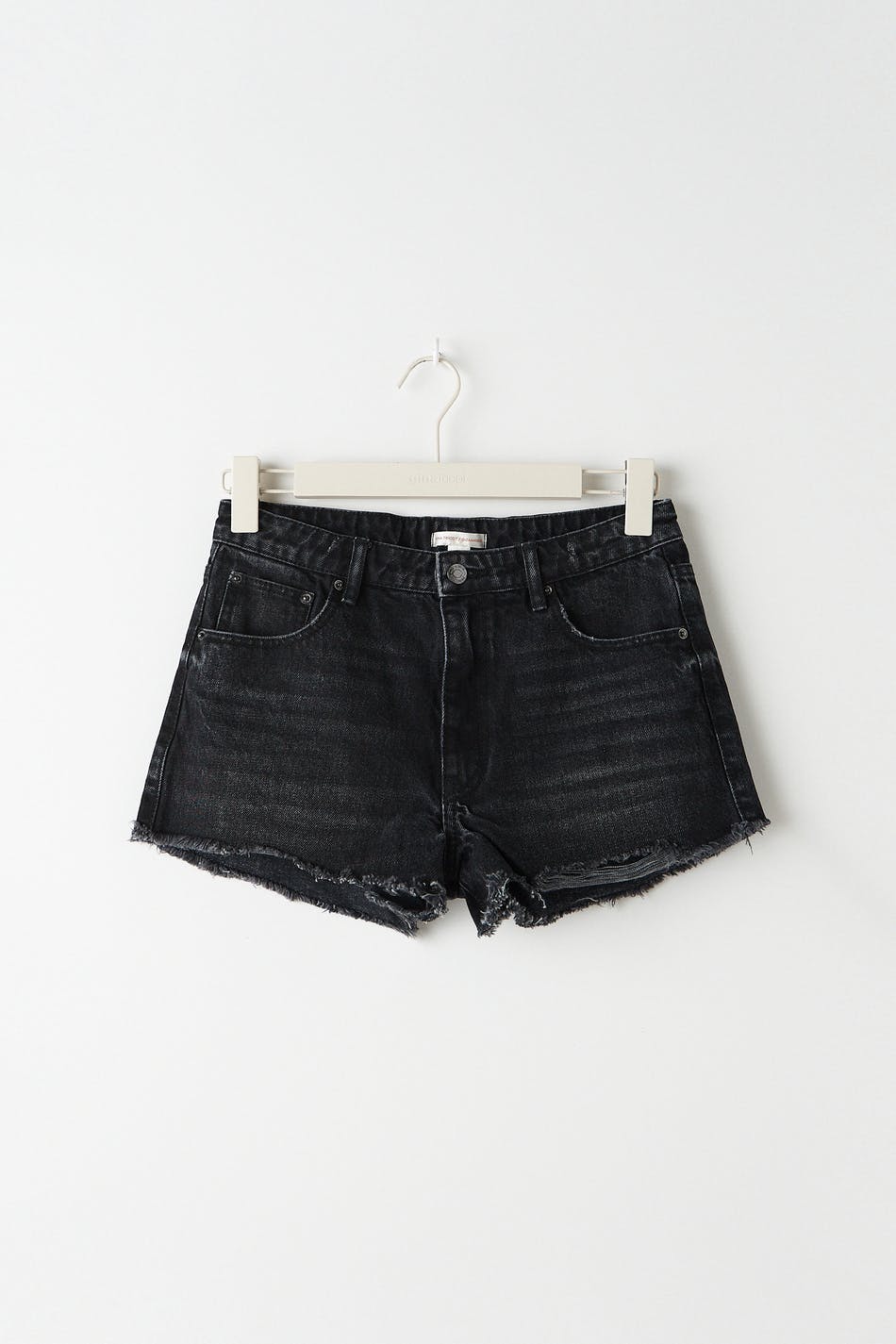 I&e low denim shorts