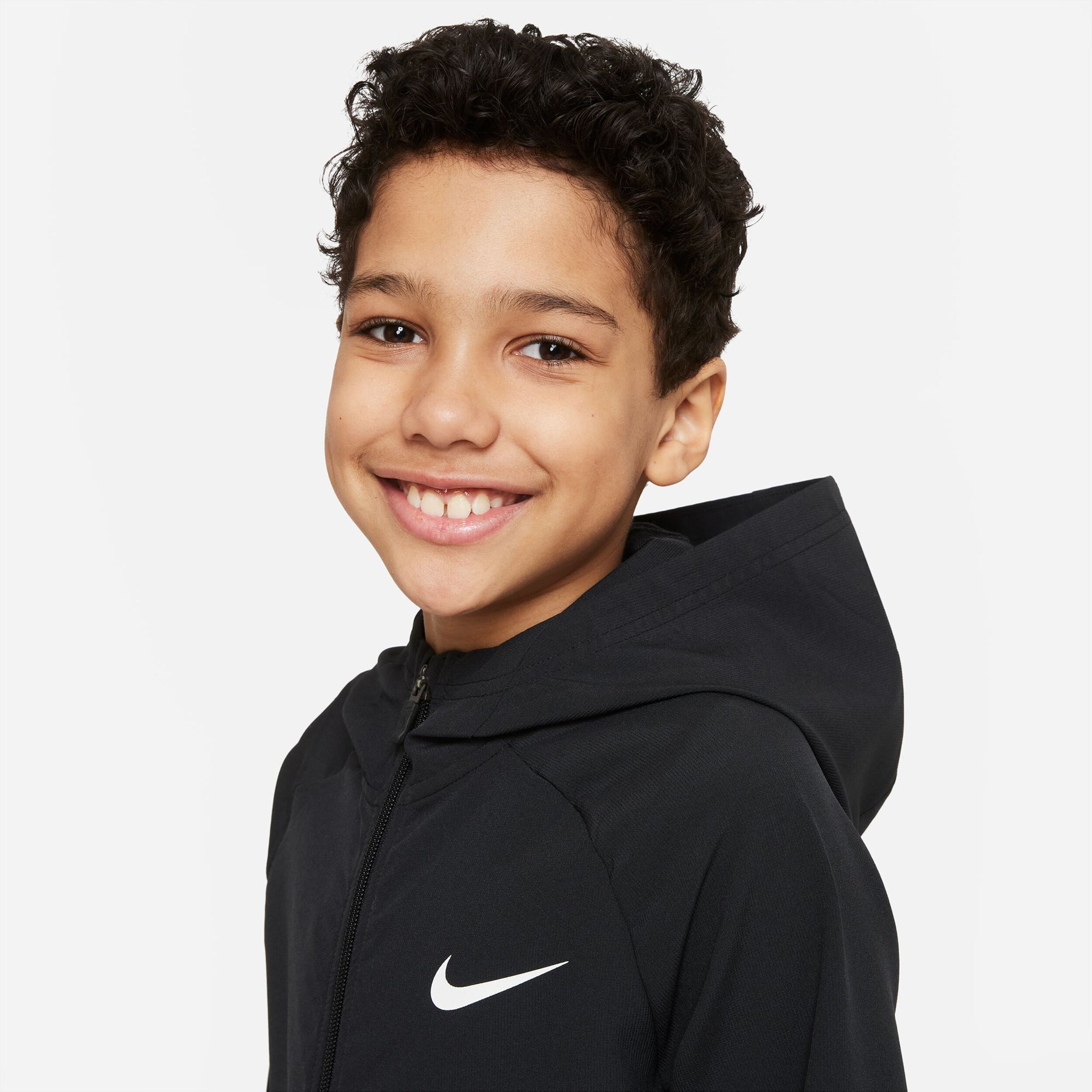 Dri-Fit Woven Trainingsjacke Jungen - Schwarz