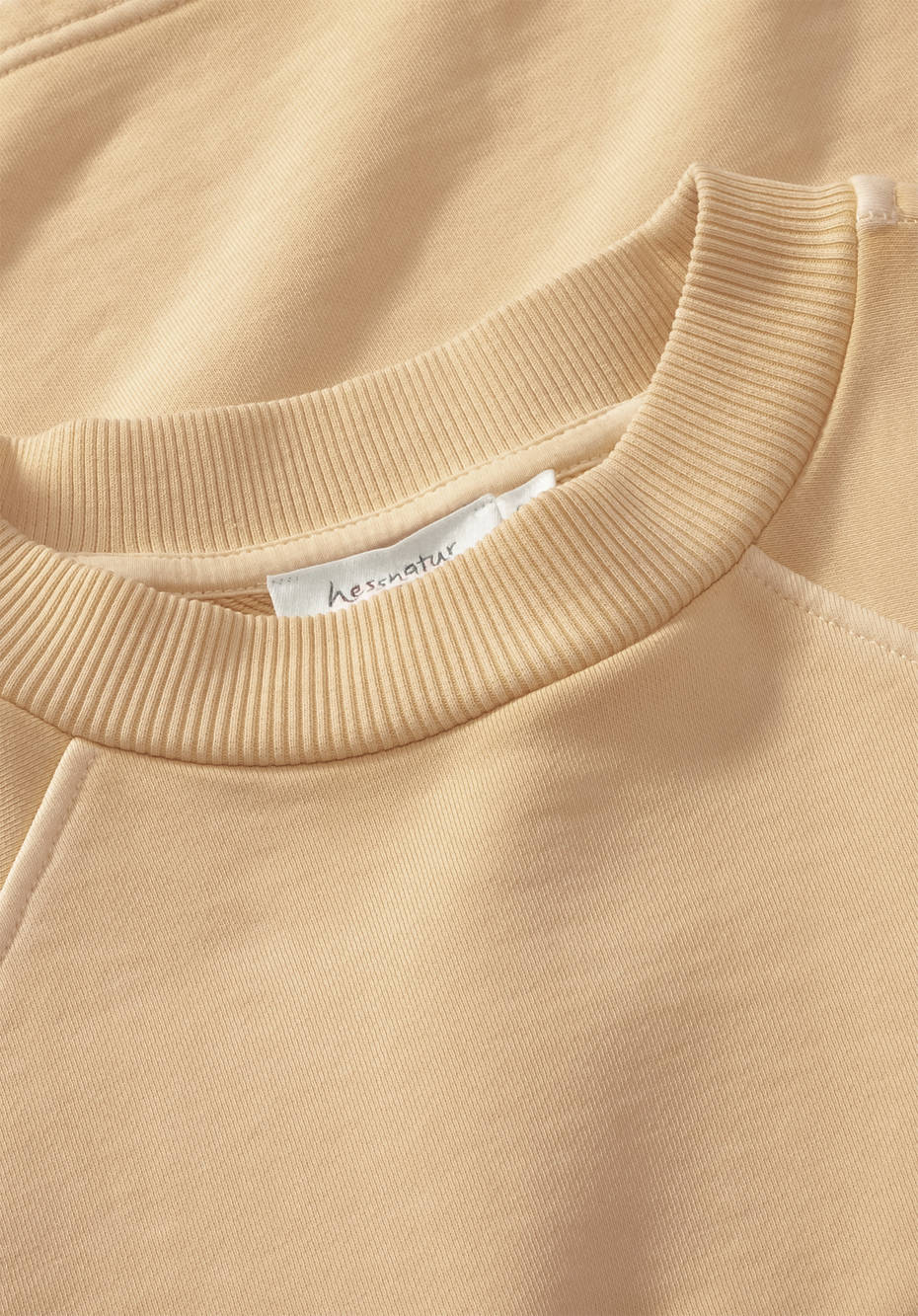 Sweatshirt mineralgefärbt aus reiner Bio-Baumwolle