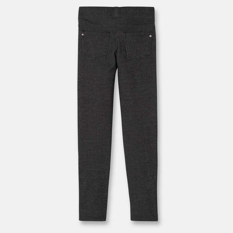 Jegging effet jean noir fille