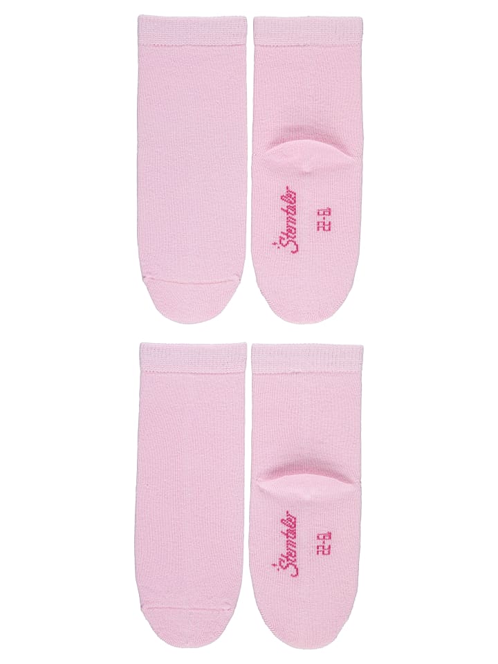 Sterntaler Socken 2er-Pack uni in hellrosa günstig kaufen