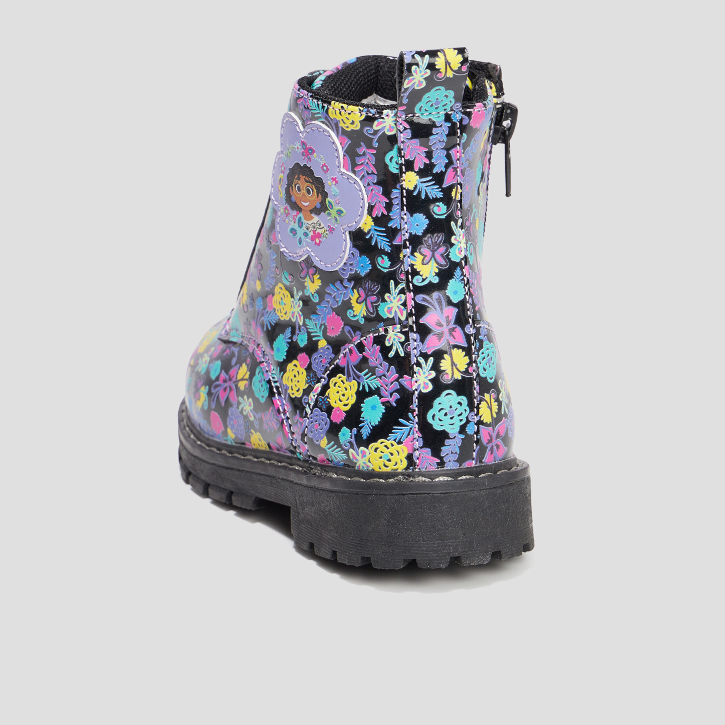 Bottines crantées zippées Encanto multicolore fille | La Halle