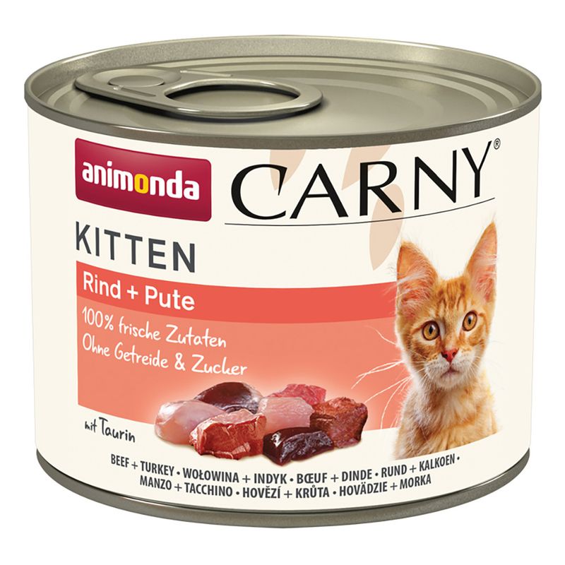 Mix-Sparpaket animonda Carny Kitten 12 x 200 g