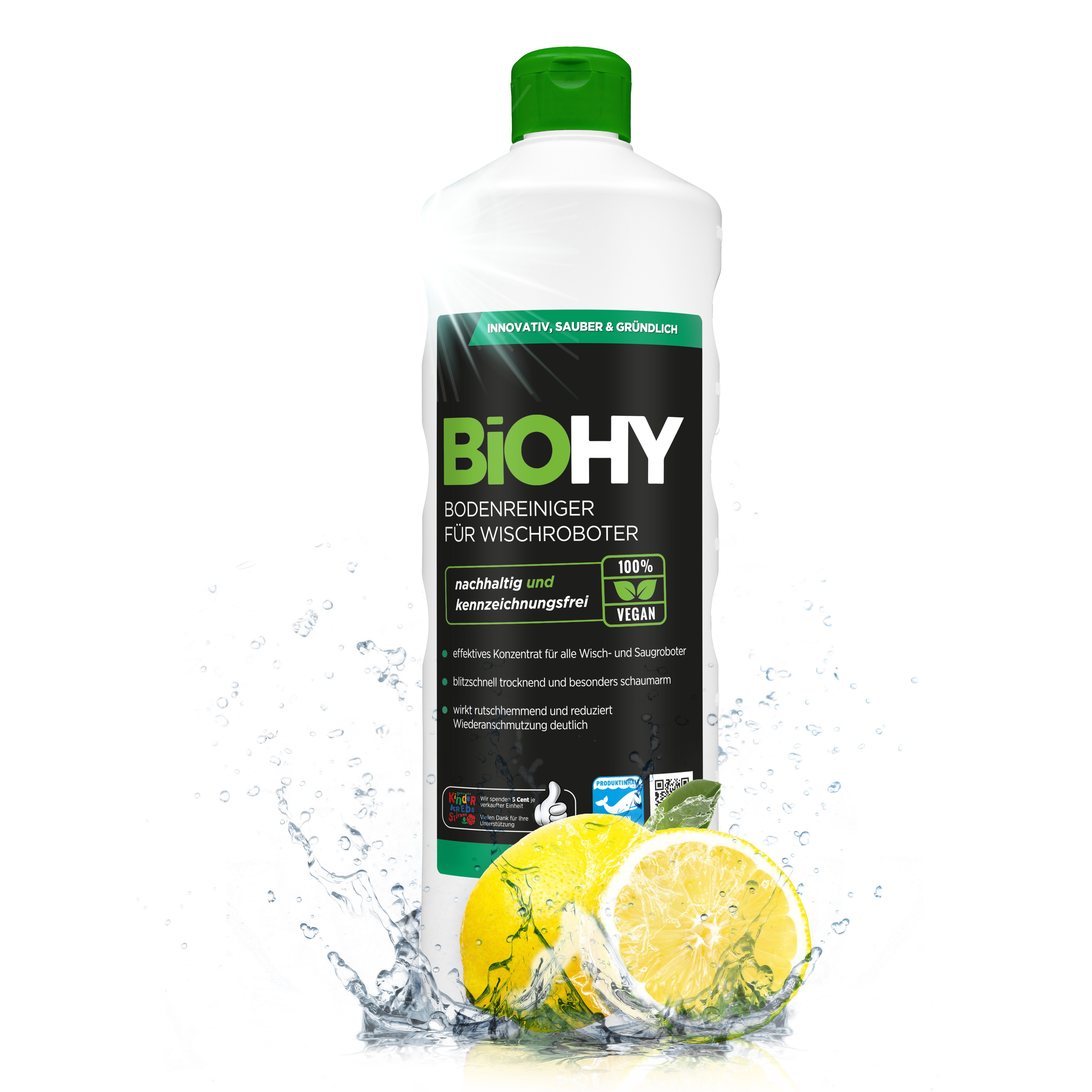 BiOHY BiOHY Bodenreiniger für Wischroboter, für alle Wisch & Saugroboter Fussbodenreiniger (1-St)