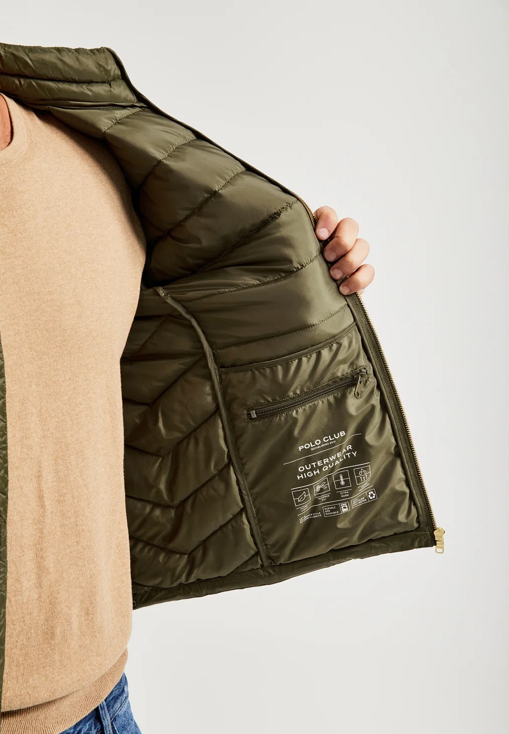 Chaqueta de invierno HAYDEN ULTRALIGERA RECICLADA del Club Polo
