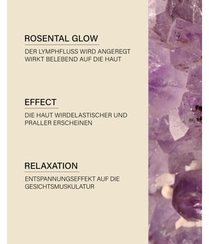 Rosental Organics Amethyst Gua Sha Natural Lifting Tool Gesicht Roll-On-1 Stk