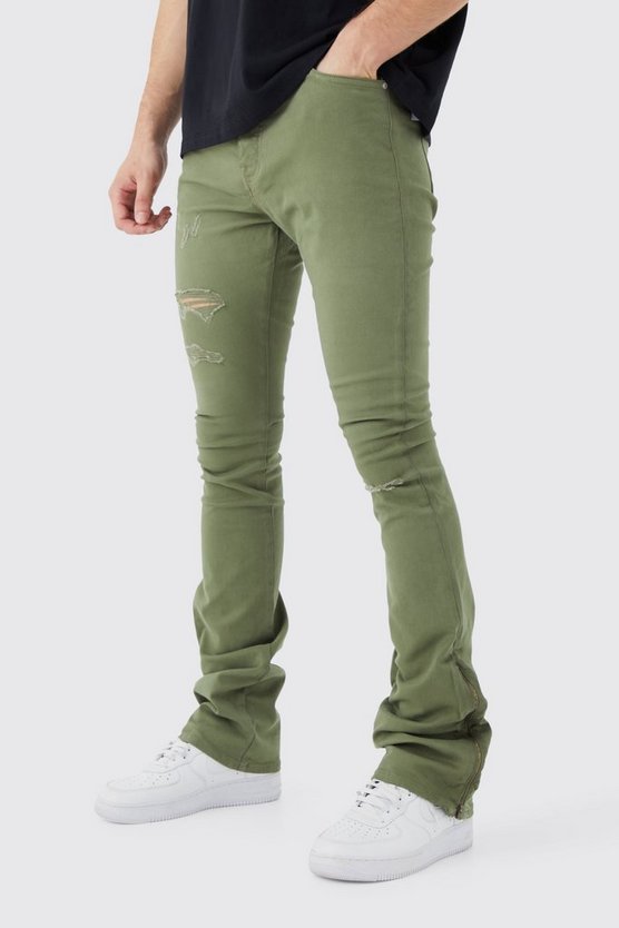 Tall Hose mit Rissen