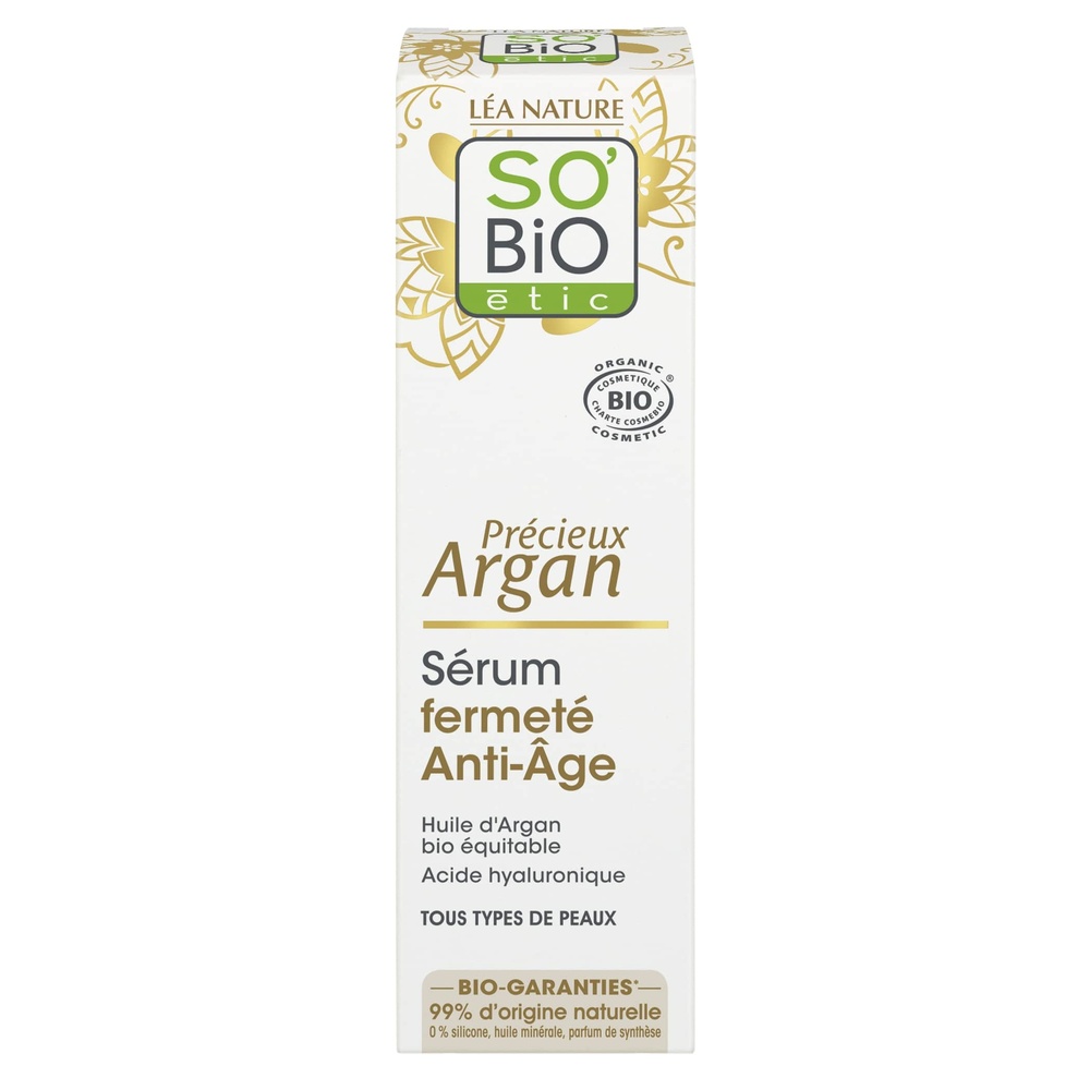 LÉA NATURE SO BiO étic Sérum fermeté Anti-Âge, Précieux Argan Sérum