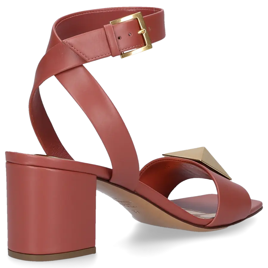 Valentino Garavani - Sandalen ONE STUD Kalbsleder - braun
