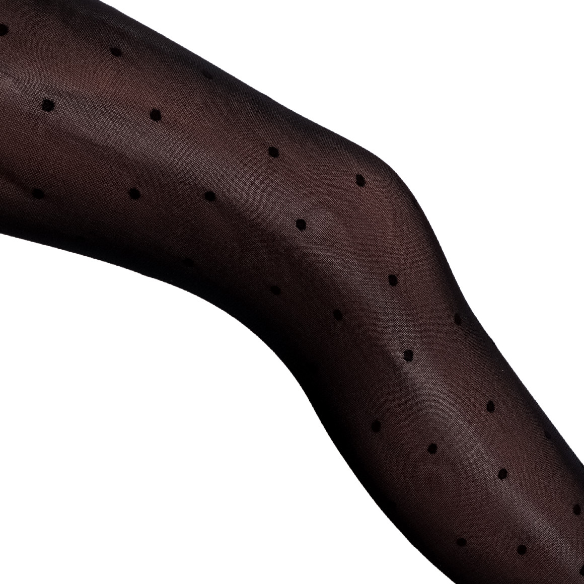 Damen Curvy-Strumpfhose mit Polka Dots