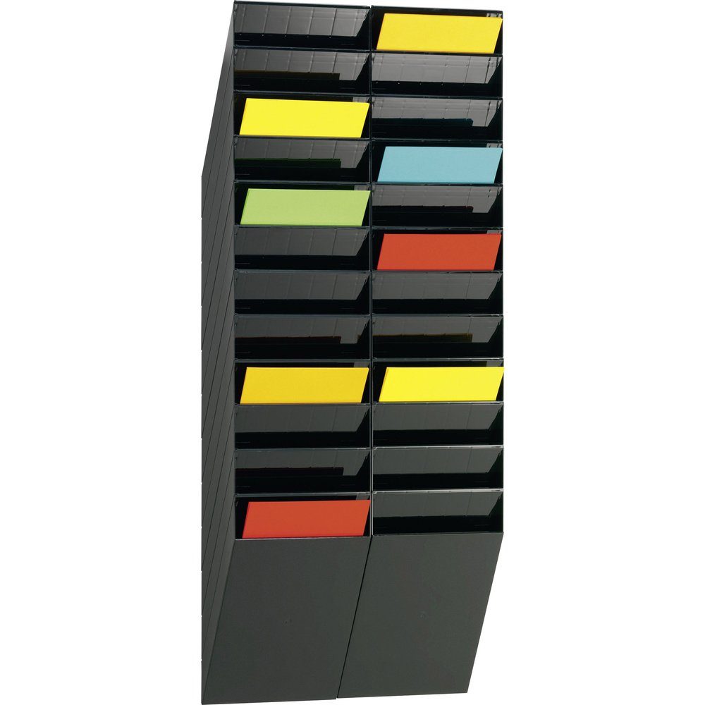 DURABLE Zeitungsständer Durable FLEXXIBOXX 12 A4 1709763060 Prospekthalter Schwarz DIN A4 hoch
