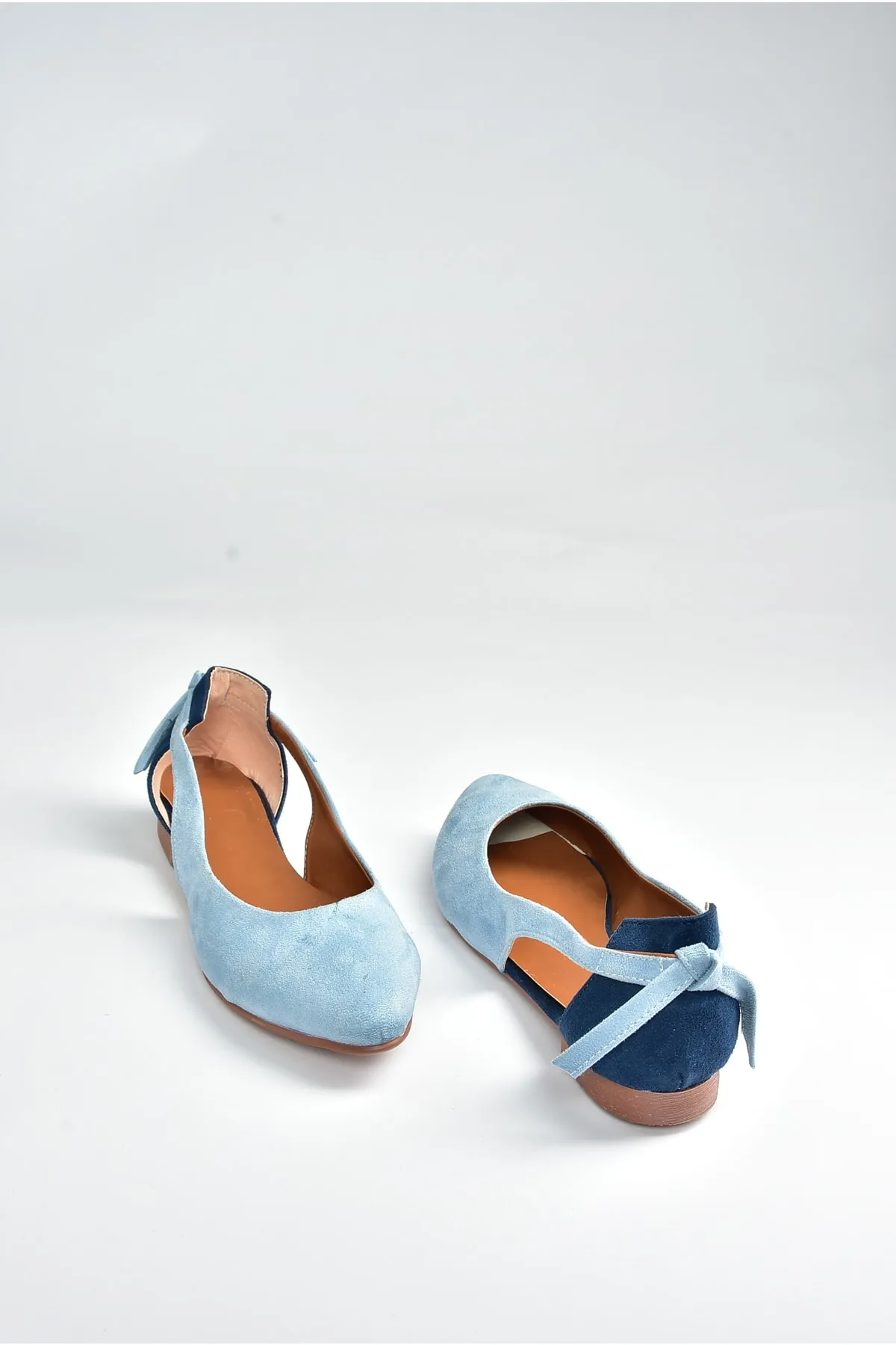 Fox Shoes  Blau/Marineblaue Damen-Ballerinas H726324002