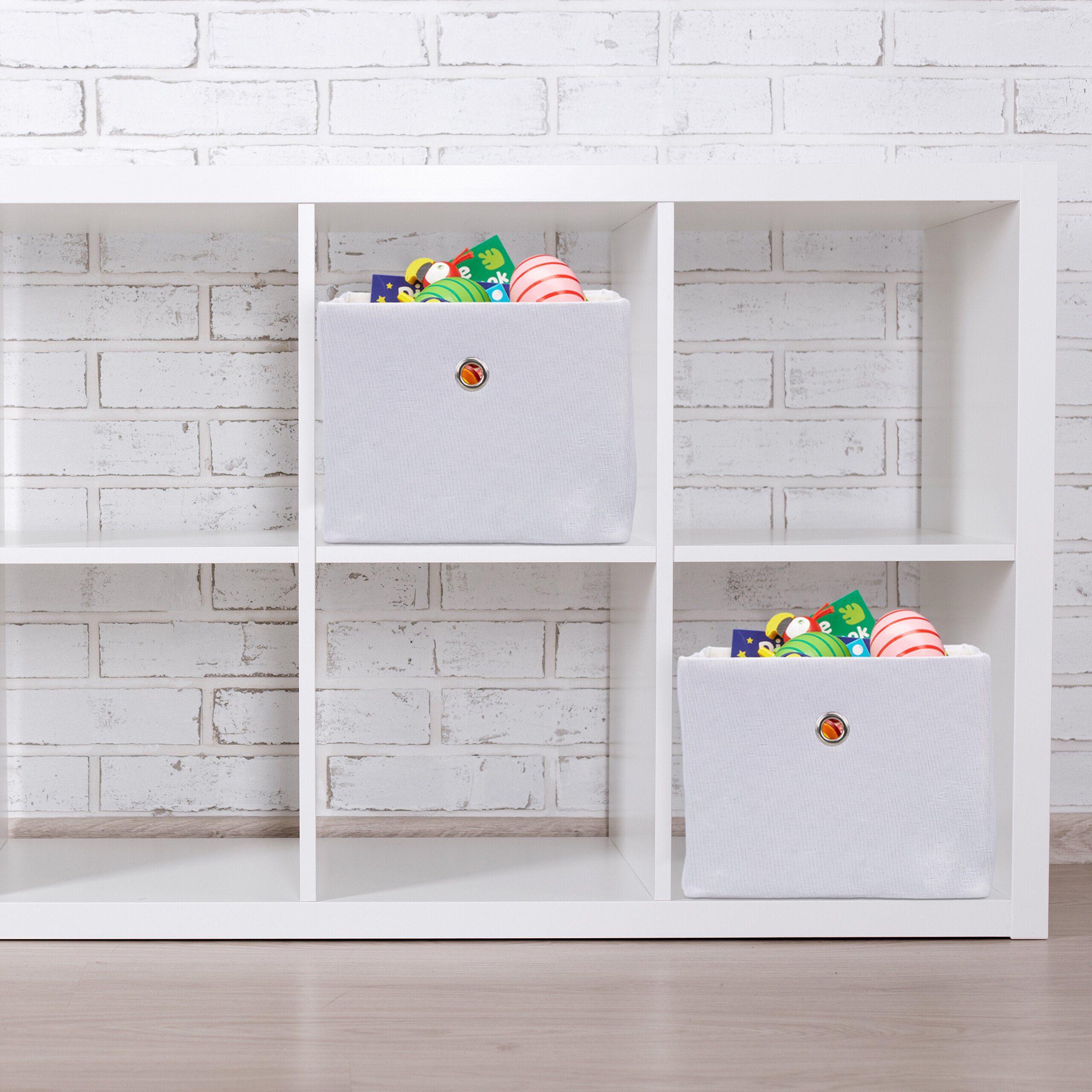 relaxdays Aufbewahrungsbox Aufbewahrungsbox im 2er Set, Grau