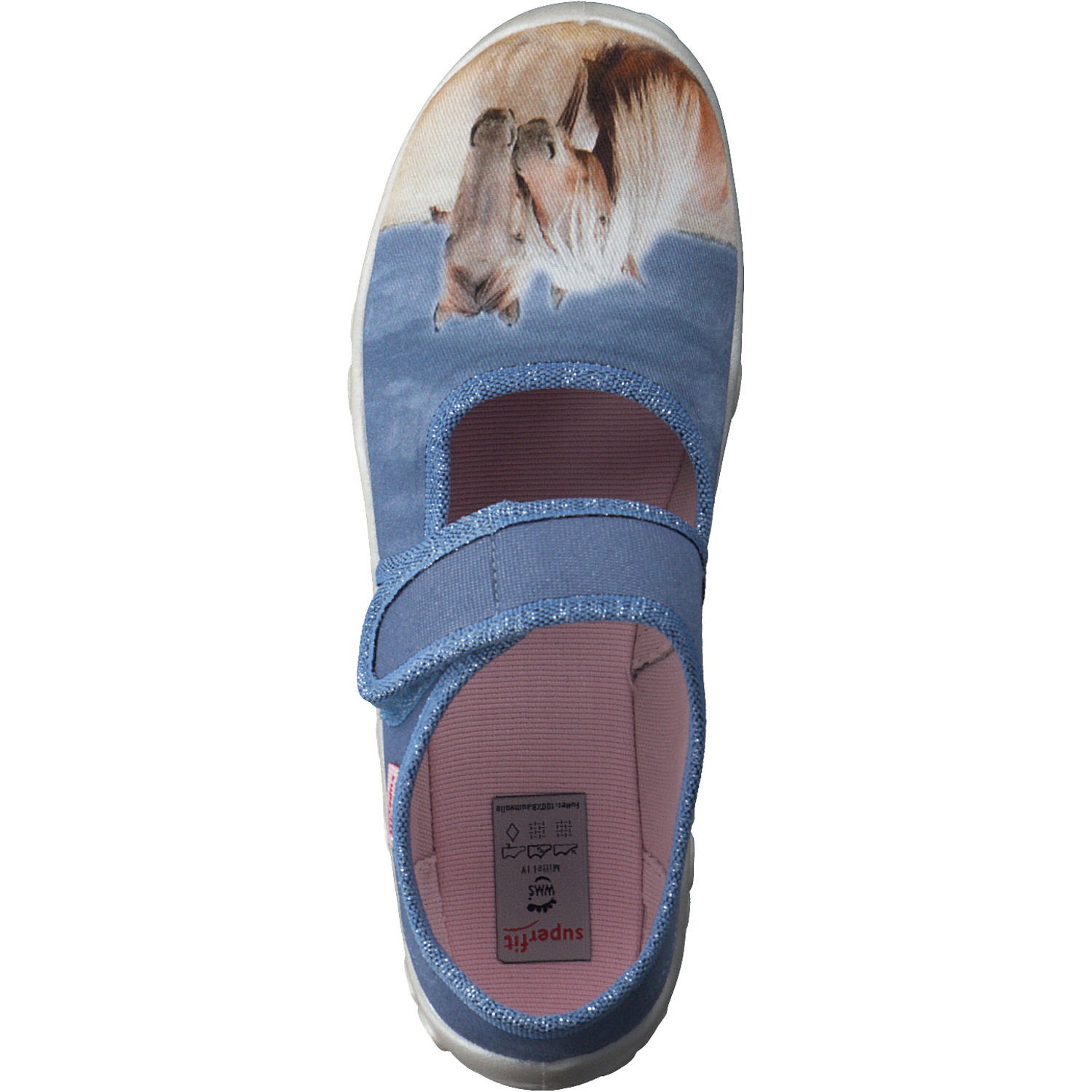 Superfit BONNY 00281, Hausschuhe, Kinder, Blau/mehrfarbig