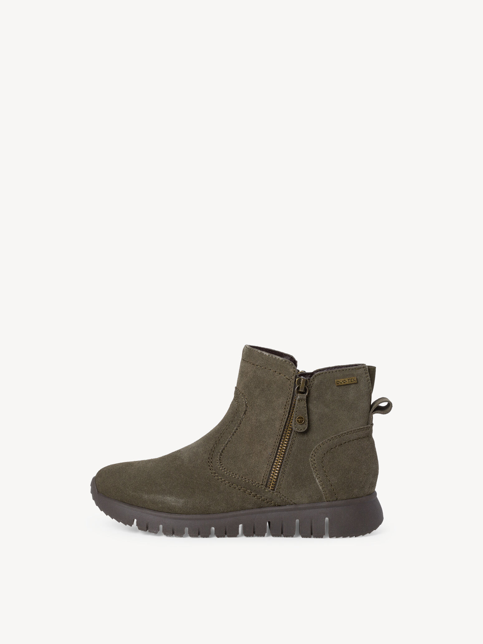 Bottine en cuir - vert