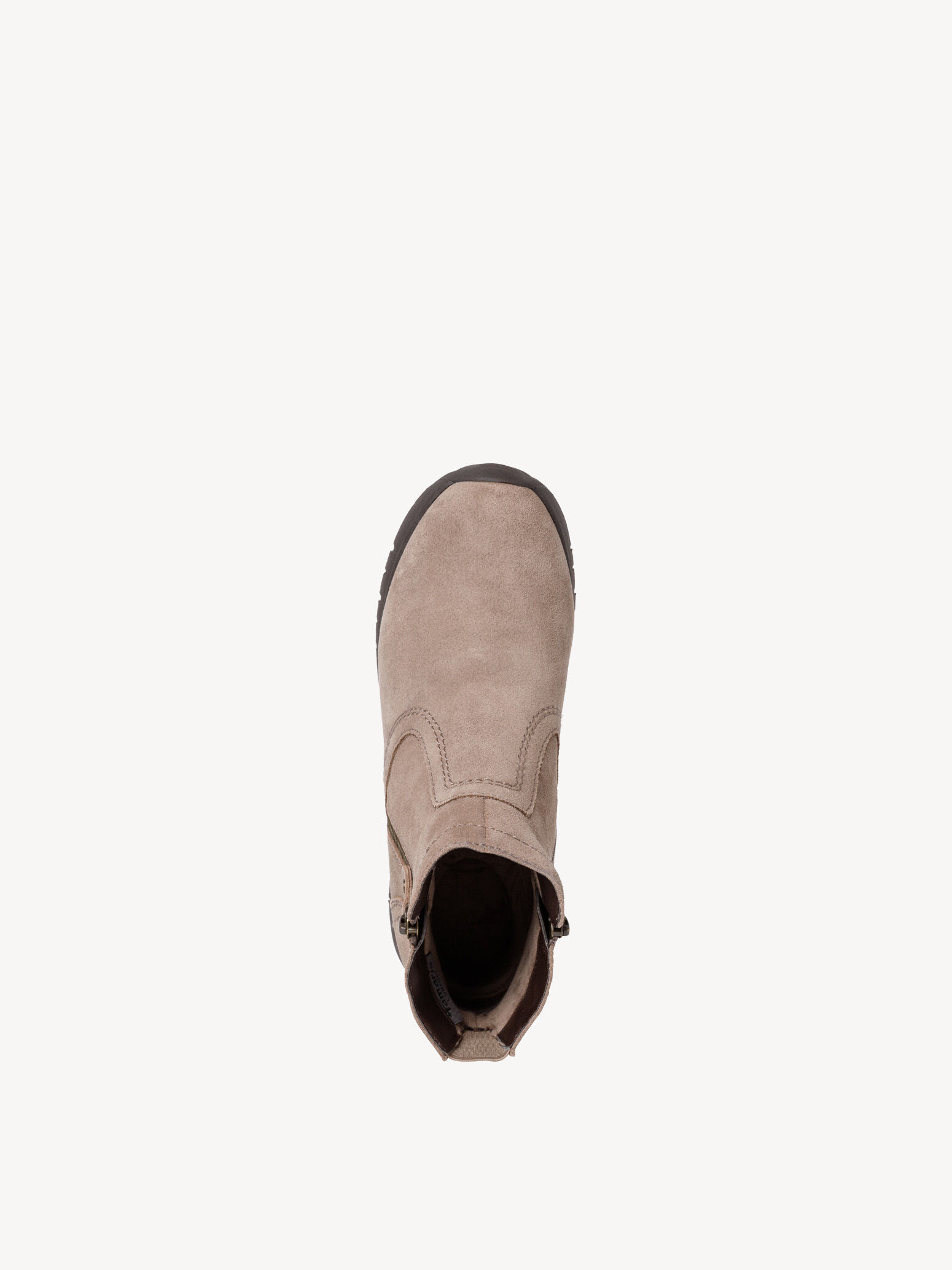 Bottine en cuir - marron