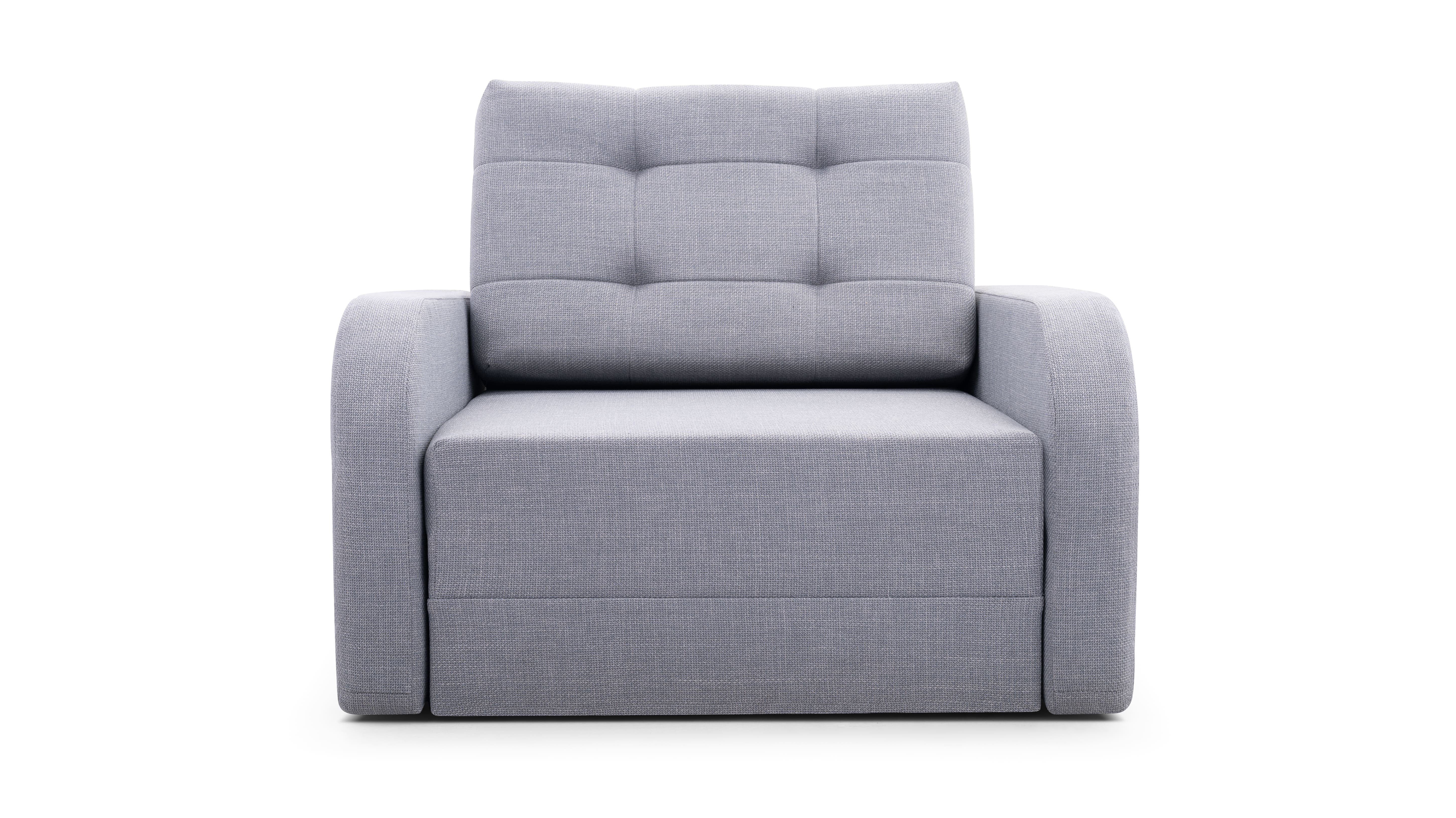 MOEBLO Kindersofa Porto 80, Schlafsessel Sofa Sessel, mit Schlaffunktion, mit Bettkasten