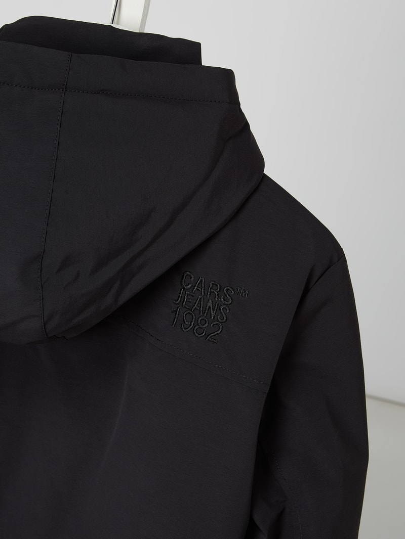 Blouson mit Wattierung in schwarz