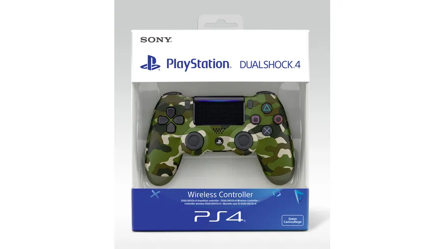 PS4 - Dualshock 4 Wireless-Controller Green V2 (Camouflage)