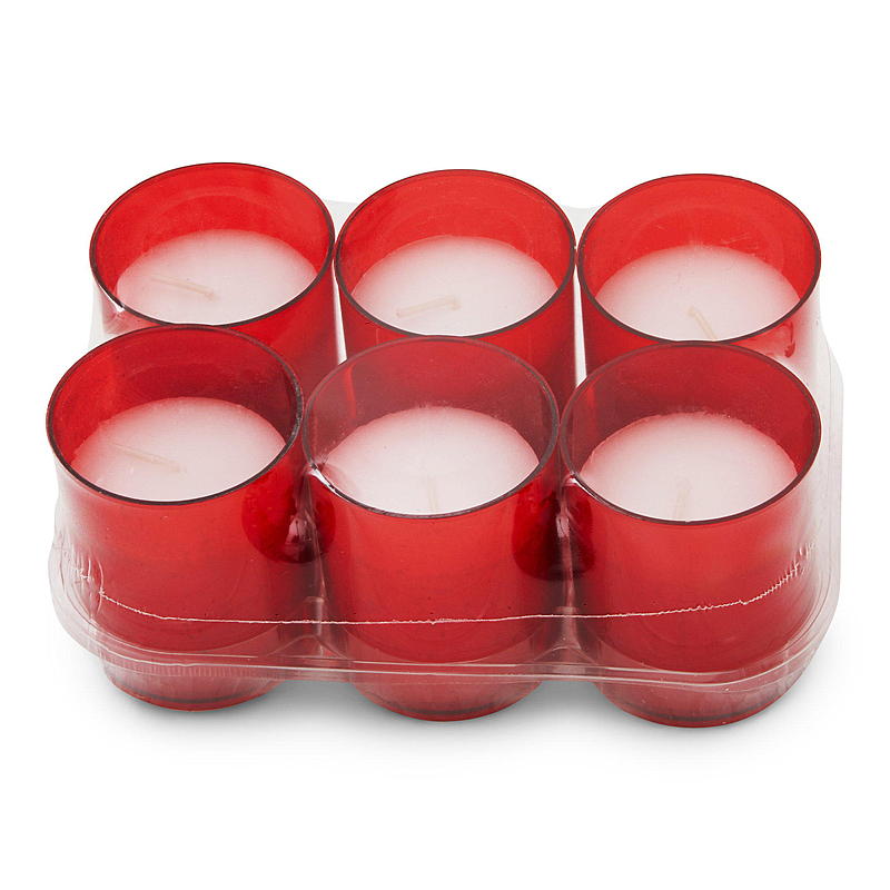 Vie Home Maxilys 6-pk 20 timers rød kopp