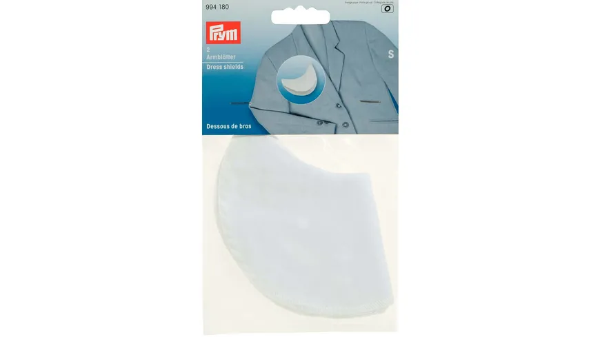 Prym Armblätter S weiß