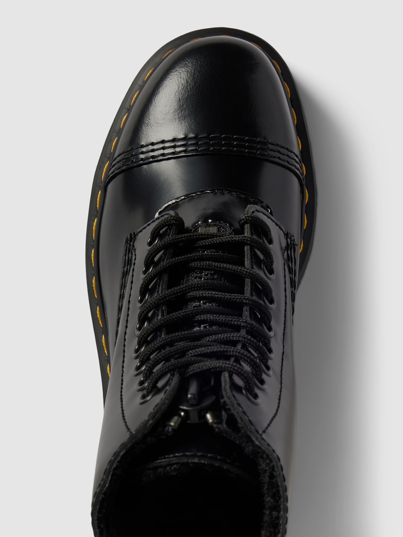 Stiefel mit Plateausohle Modell 'Sinclair' in schwarz