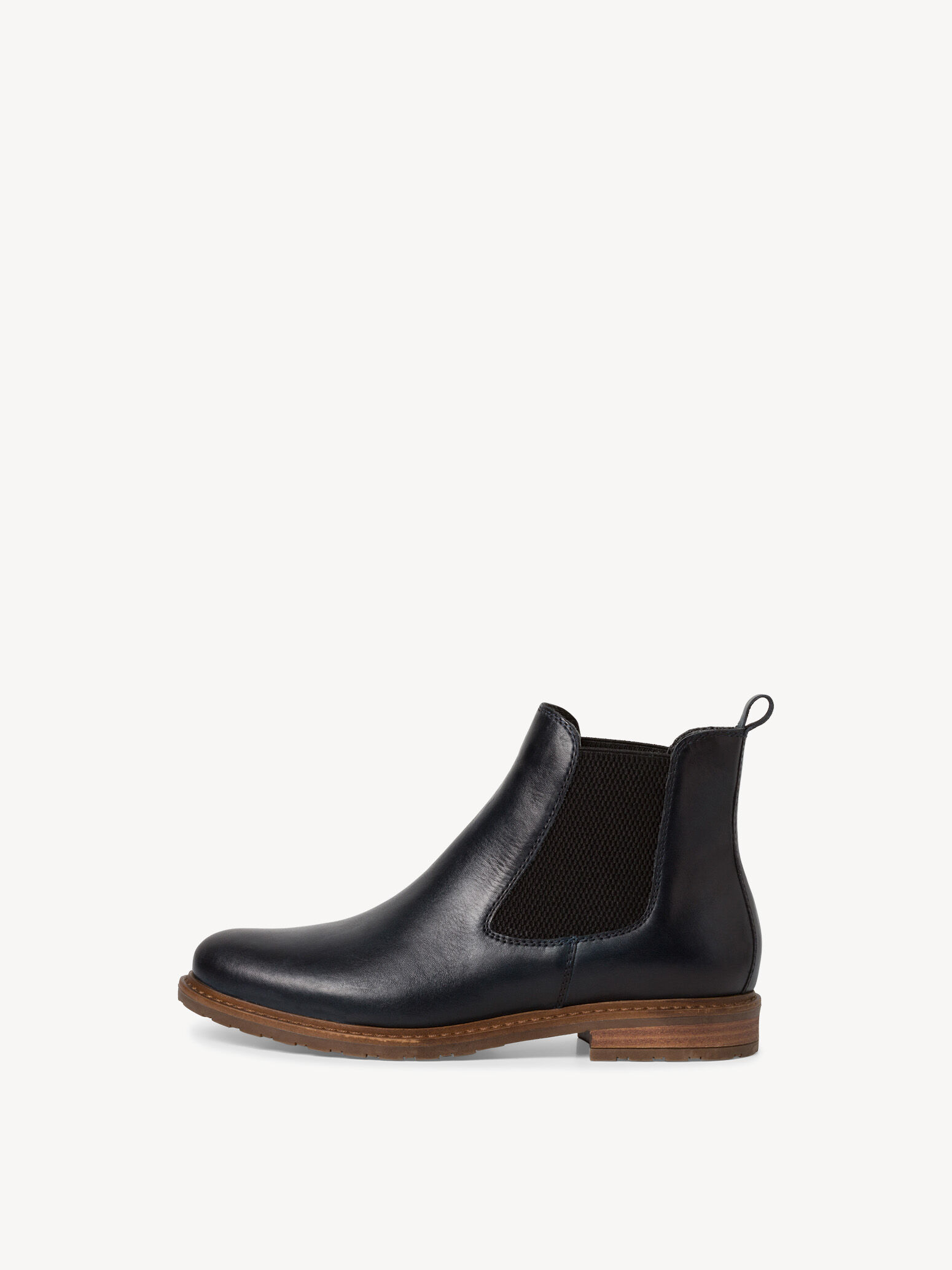 Bottine Chelsea en cuir - bleu