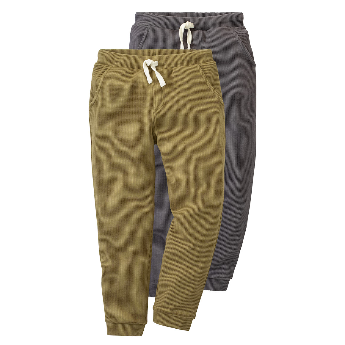 2 Jungen Jogginghosen aus Waffel-Piqué
