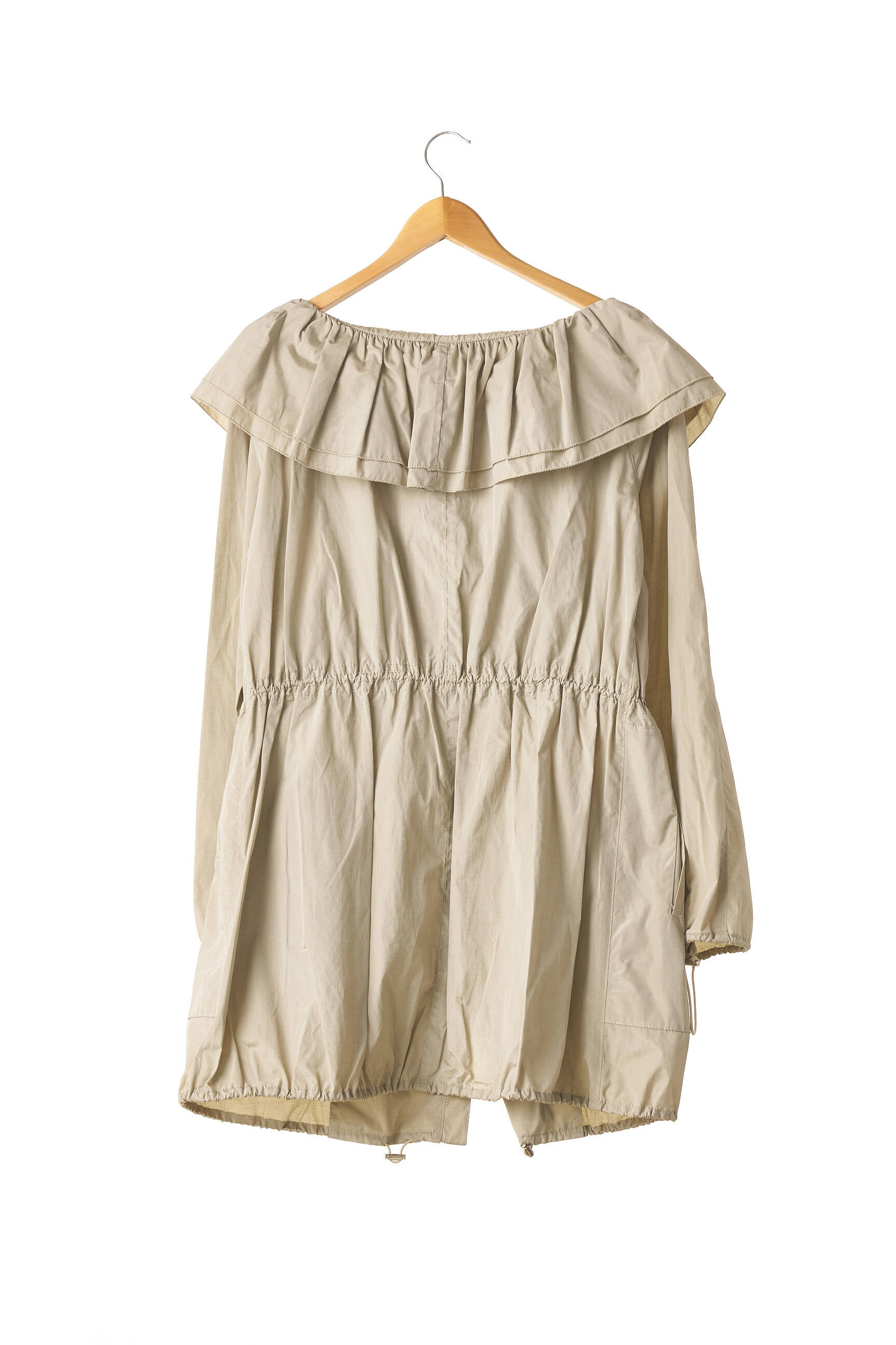 Armani Impermeables Trenchs Femme couleur beige