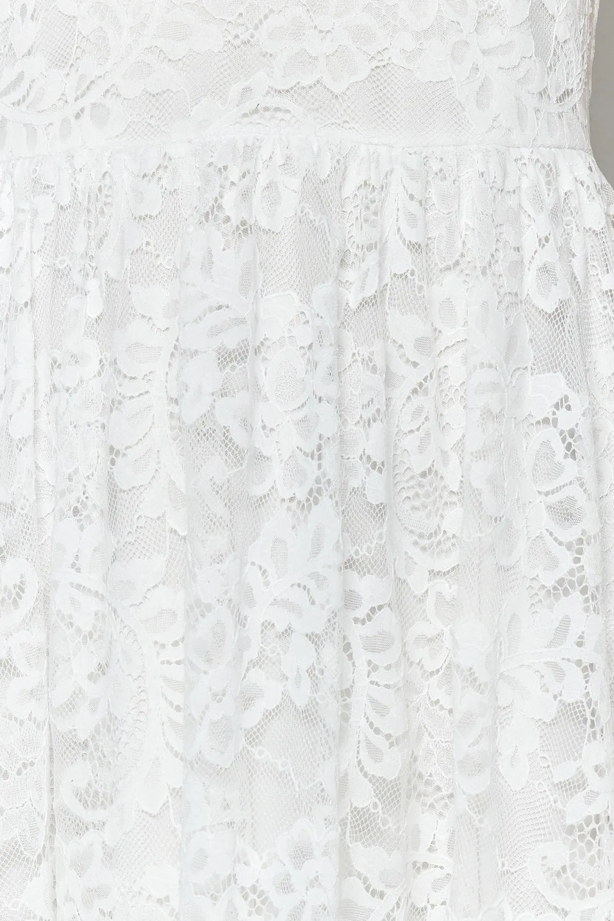 Trendyol Collection  Ecru-Taille geöffnet / Skater-gefüttert Spitze Hochzeit / Hochzeit Elegantes Abendkleid TPRSS23EL00523
