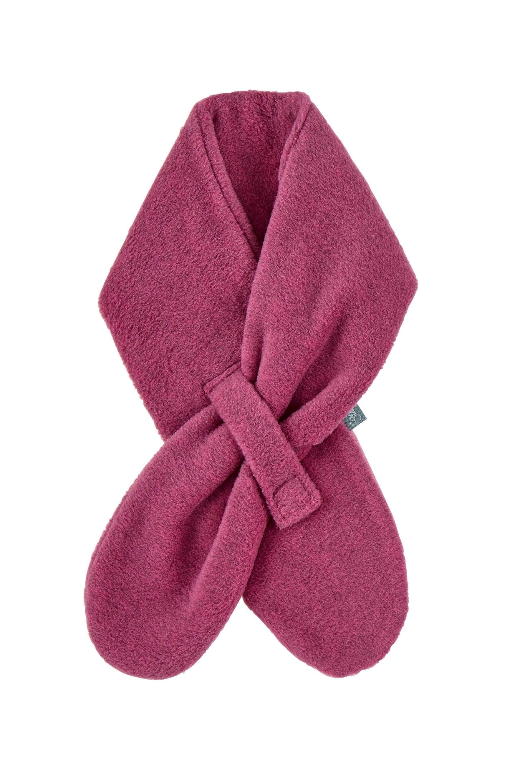 Schal aus Microfleece mit Riegel (Klettverschluss)